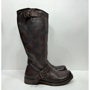 Frye Veronica Slouch 77609 Women's Size 8 B Brown Leather Riding Boots